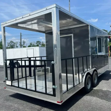 2024 8.5X20 TA Food Trailer in Gray