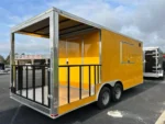 2024 8.5 X 20 TA YELLOW CONCESSION TRAILER