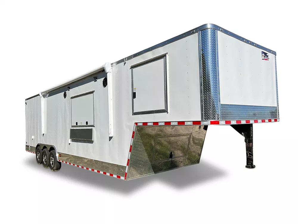 banner01 (20) GOOSENECK CONCESSION FOOD TRAILER Stock - Image 1