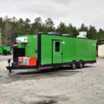 8.5 X 28 TA2 BBQ TRAILER FULLY EQUIPPED WITH WALK-IN COOLER & BATHROOM - Image 2