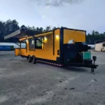 8.5 X 28 TA3 BBQ TRAILER WITH SMOKER FULLY EQUIPPED Stock - Image 3