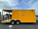 2024 8.5 X 20 TA YELLOW CONCESSION TRAILER - Image 4