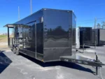2024 8.5X24 TA3 BLACK BBQ TRAILER