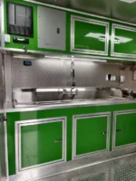 8.5 X 28 TA2 BBQ TRAILER FULLY EQUIPPED WITH WALK-IN COOLER & BATHROOM - Image 8