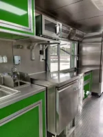 8.5 X 28 TA2 BBQ TRAILER FULLY EQUIPPED WITH WALK-IN COOLER & BATHROOM - Image 9