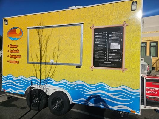 banner1 (23) 14ft fully equipped food trailer 2024 - Image 1