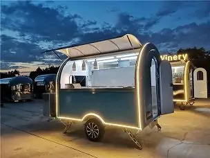 EM93X Small Roundtop Food Trailer