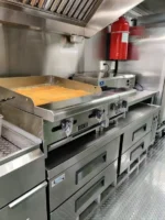 8.5 X 28 TA2 BBQ TRAILER FULLY EQUIPPED WITH WALK-IN COOLER & BATHROOM - Image 14