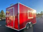8.5X16TA RED CONCESSION TRAILER - Image 2