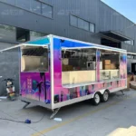 Custom Neon Food Trailer