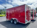 2024 7X16 TA RED CONCESSION TRAILER - Image 2