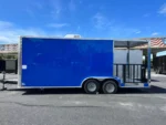 2024 8.5X20 TA3 DEEP BLUE FOOD TRAILER - Image 2