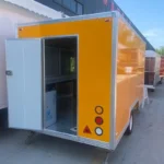 Yellow Square Dining Cart for Commercial Use - Image 2