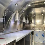 Custom Mirror - Finished Stainless Steel Food Trailer - Image 2